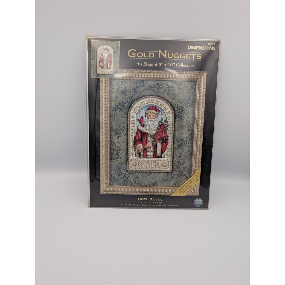 Dimensions Gold Nuggets Noel Santa Counted Cross Stitch Kit 8747 Christmas New